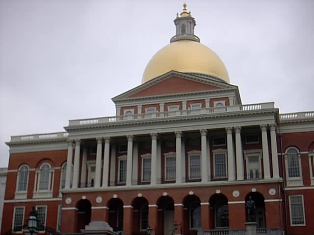 Massachusetts State House Dome. Massachusetts#39;s State House
